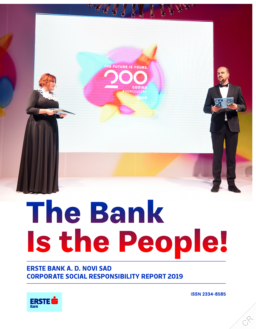 Erste Bank ad Novi Sad - Corporate Social Responsibility Report 2019. The Bank is the People!