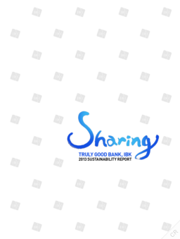 Industrial Bank of Korea - 2013 Sustainability Report