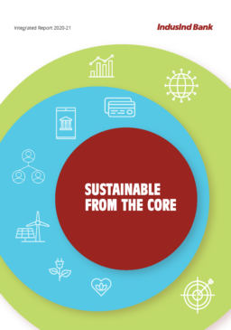 IndusInd Bank Ltd - Integrated Report 2020-21. Sustainable from the core
