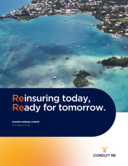 Conduit Holdings Limited - ESG Report 2024. Reinsuring today, Ready for tomorrow