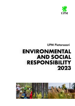 UPM Pietarsaari - Environmental and Societal Responsibility 2023