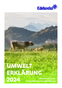 Edelweiss GmbH & Co KG - Umwelterklärung 2024