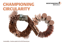 Montanwerke Brixlegg AG - Sustainability – Number update for the 2023 financial year. Championing Circularity