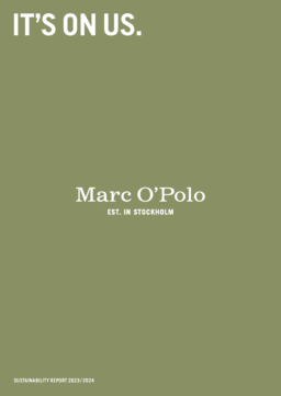 Marc O’Polo AG - Sustainability Report 2023/2024. It's on us