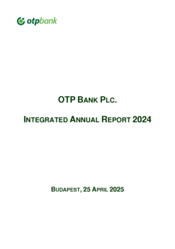 OTP Bank Nyrt - Integrated Annual Report 2024