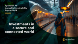 Ependion AB - Annual & Sustainability Report 2024. Investments in a secure and connected world