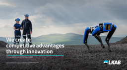 LKAB Koncernkontor - Annual and Sustainability Report 2024. We create competitive advantages through innovation