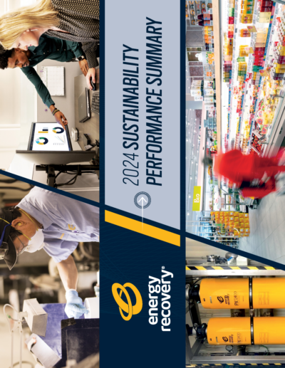 Energy Recovery Inc - 2024 Sustainability Performance Summary