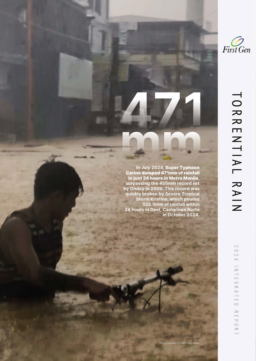 First Gen Corporation - 2024 Integrated Report. Torrential Rain