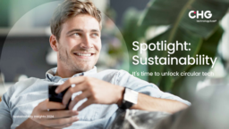 CHG-Meridian AG - Sustainability Insights 2024. Spotlight: Sustainability. It's time to unlock circular tech