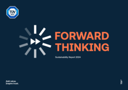 TÜV SÜD AG - Sustainability Report 2024. Forward Thinking