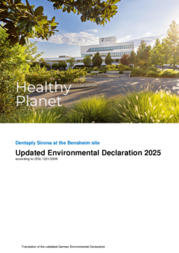 SIRONA Dental Systems GmbH - Updated Environmental Declaration 2025
