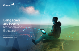 Viasat Inc - 2025 Environmental, Social, Governance (ESG) Impact Report. Going above and beyond for people and the planet