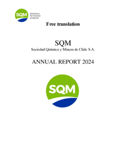 Sociedad Quimica y Minera de Chile SA - Annual Report 2024