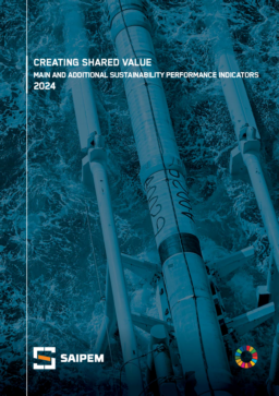 Saipem SpA - Main and Additional Sustainability Performance Indicators 2024. Creating Shared Value