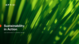 Aptiv PLC - 2025 Sustainability Summary Report. Sustainability in Action