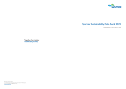 Sysmex Corporation - Sustainability Data Book 2025 Fiscal 2024 (April 1, 2024 to March 31, 2025)