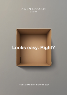 Prinzhorn Holding GmbH - Sustainability Report 2024. Look Easy. Right?