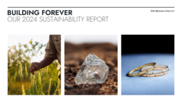 De Beers SA - Our 2024 Sustainability Report. Building Forever