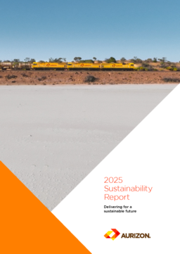 Aurizon Holdings Limited - 2025 Sustainability Report. Delivering a sustainable future