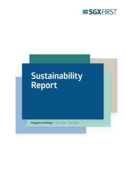 Singapore Exchange Limited - Sustainability Report July 2024 – June 2025