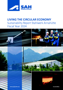 Stahlwerk Annahütte Max Aicher GmbH & Co KG - Sustainability Report Fiscal Year 2024. Living the Circular Economy