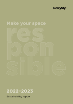 Nowy Styl Sp zoo - Sustainability Report 2022-2023. Make your space responsible