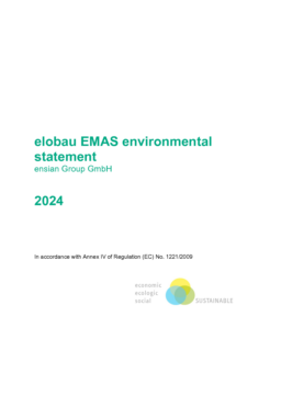 elobau GmbH & Co KG - EMAS environmental statement 2024