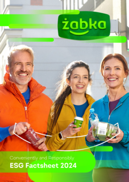 Żabka Polska Sp zoo - ESG Factsheet 2024. Conveniently and Responsibly