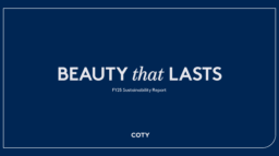 Coty Inc - FY25 Sustainability Report. Beauty That Lasts