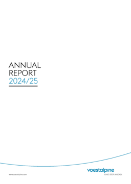 voestalpine AG - Annual Report 2024/25