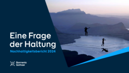 BarmeniaGothaer Finanzholding AG - Nachhaltigkeitsbericht 2024. Eine Frage der Haltung