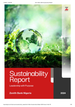 Zenith Bank Plc - 2024 Sustainability Report