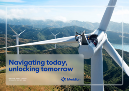 Meridian Energy Ltd - Integrated Report 2025. Navigating today, unlocking tomorrow