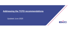 EXEO Group Inc - Addressing the TCFD recommendations Updated June 2025