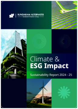 Sundaram Alternate Assets Ltd - Sustainability Report 2024 - 25. Climate & ESG Impact