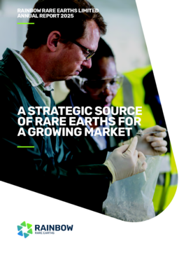 Rainbow Rare Earths Limited - Annual Report 2025. A Strategic Source of Rare Earths for a Growing Market
