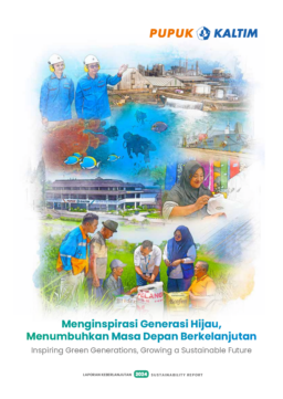PT Pupuk Kalimantan Timur - Laporan Keberlanjutan 2024 Sustainability Report. Inspiring Green Generations, Growing a Sustainable Future