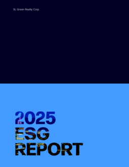 SL Green Realty Corp - 2025 ESG Report