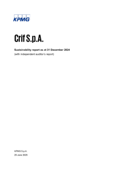 CRIF SpA - Sustainability report as at 31 December 2024