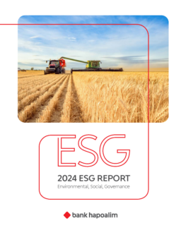 Bank Hapoalim - ESG Report 2024 Environmental, Social, Governance