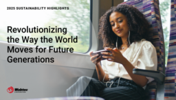 Wabtec Corporation - 2025 Sustainability Highlights. Revolutionizing the Way the World Moves for Future Generations