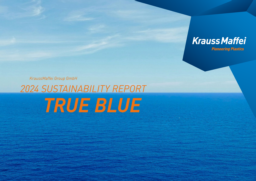 Krauss-Maffei AG - 2024 Sustainability Report. True Blue