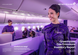 Air New Zealand Limited - Greenhouse Gas Emissions Inventory Report 2025
