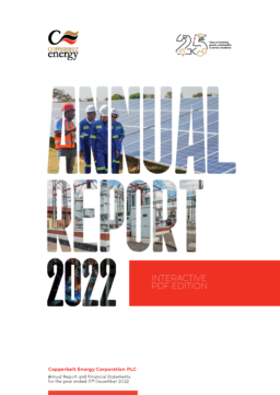 Copperbelt Energy Corporation Plc - 2022 Annual Report