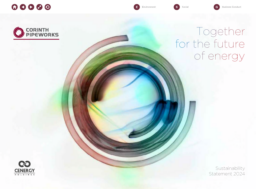 Corinth Pipeworks SA - Sustainability Statement 2024. Together for the future of energy