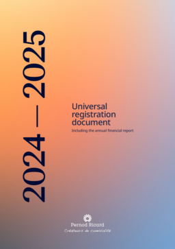 Pernod Ricard SA - Universal Registration Document 2024-2025