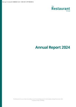 The Restaurant Group Limited - Annual Report 2024