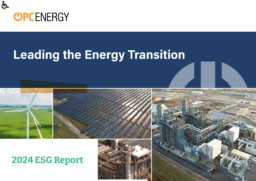 OPC Energy Ltd - 2024 ESG Report. Leading the Energy Transition