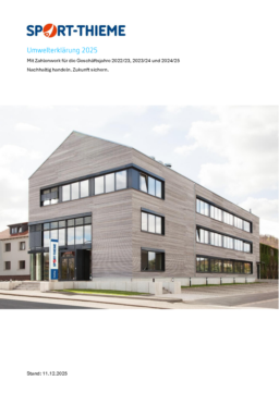 Sport-Thieme GmbH - Umwelterklärung 2025